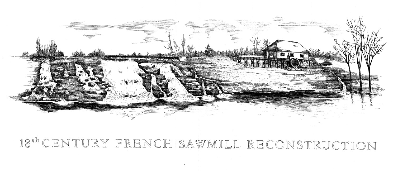 Sawmill Drawing